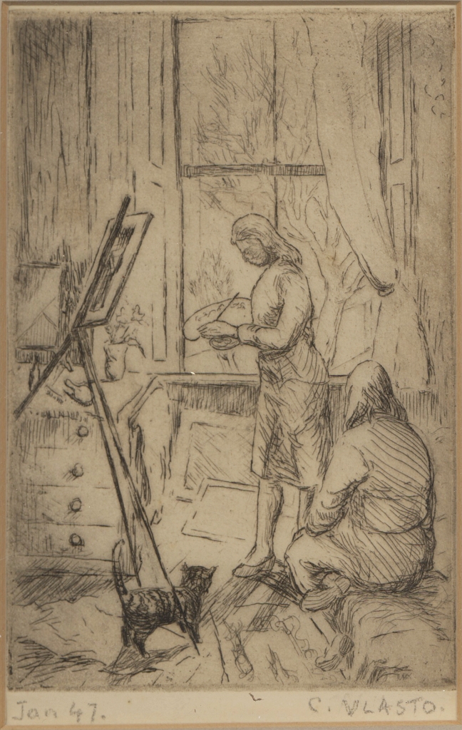 19470100 SHARED STUDIO The Studio Nevern Square Earl's Court London Christian C. Vlasto (m. Abbas).jpg